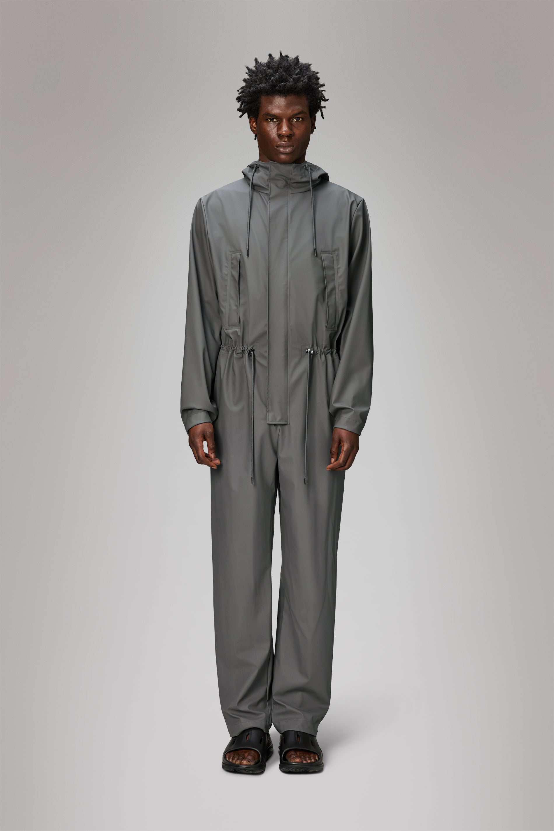 RAINS Jumpsuit Regular Grey Jumpsuit